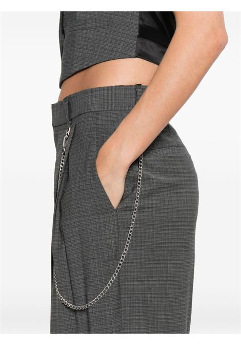 Grey Wool-Blend Mid-Rise trousers Alexander Wang - women ALEXANDER WANG | 1WC3254871085